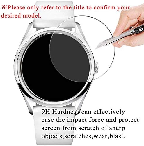 Synvy [3 Pack] מגן מסך זכוכית מחוסמת, התואם ל- Swatch SUSM407 Sportire 9H Film SmartWatch Smart Watch מגני שמנים